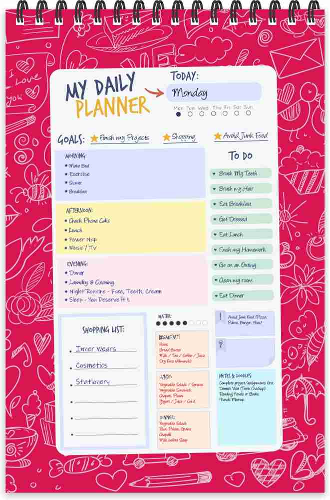 Daily Planner- A5 – Vantage Agendas