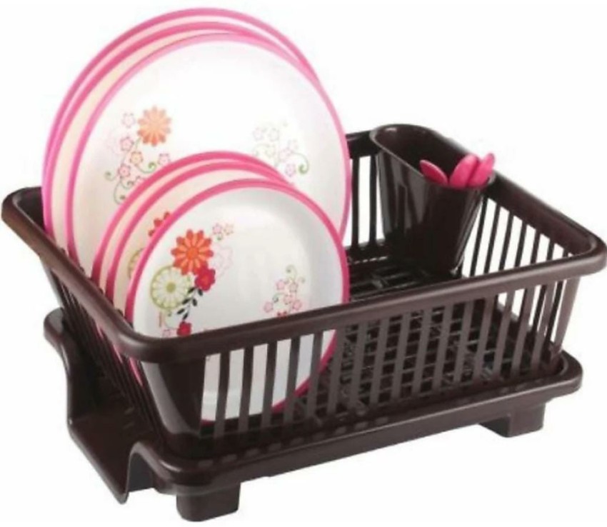 Flipkart SmartBuy Dish Drainer Kitchen Rack Plastic, Steel Price