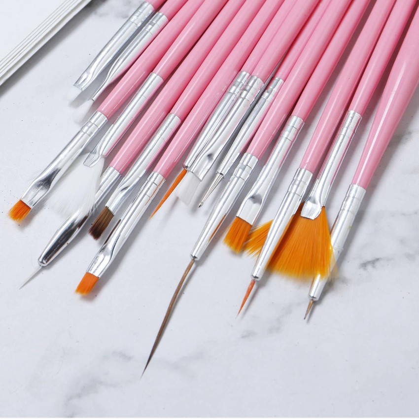 Buy 5pcs Nail Art Brush Set With Liners and Striping Brushes, for Thin Fine  Line Drawing, Detail Painting, Striping, Blending, One Stroke Online in  India - Etsy