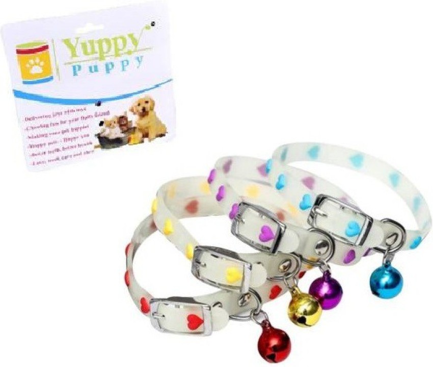 Litvibes collar with bell,Kitten and small dogs soft adjustable,safe for  cats and puppies Dog & Cat Everyday Collar