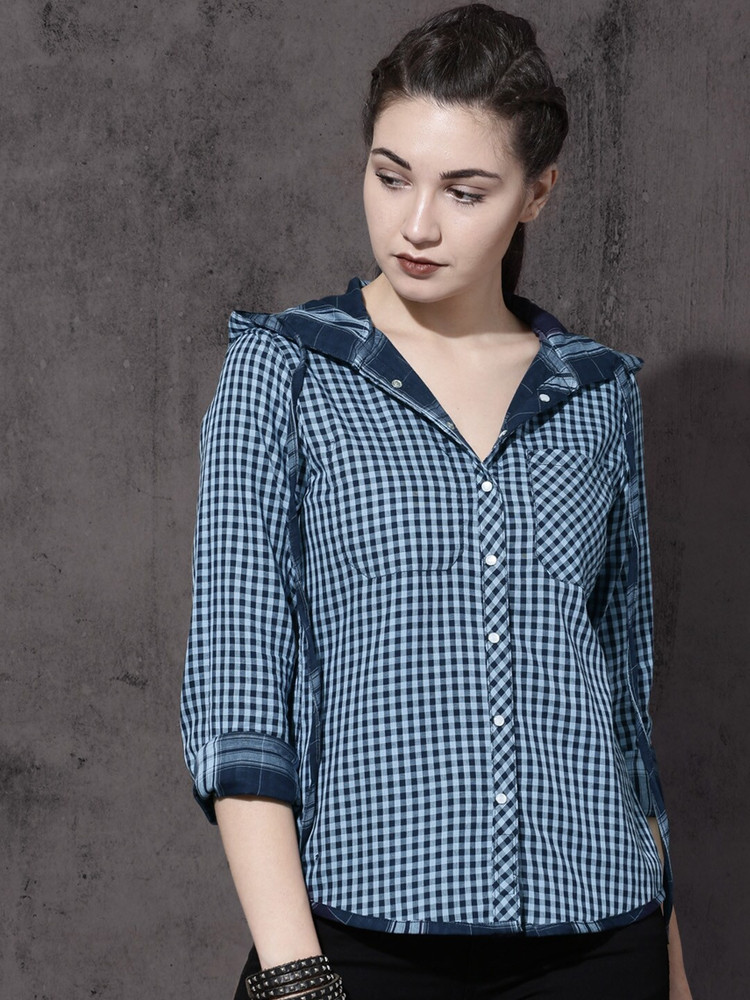 Roadster shirts for womens flipkart hotsell