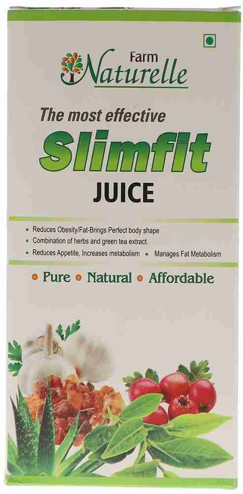 Farm Naturelle Herbal Slim Fit Weight Loss Juice for Quick Fat Burning 400 ml Pack of 1 Price in India Buy Farm Naturelle Herbal Slim Fit Weight Loss Juice for Quick Fat Burning
