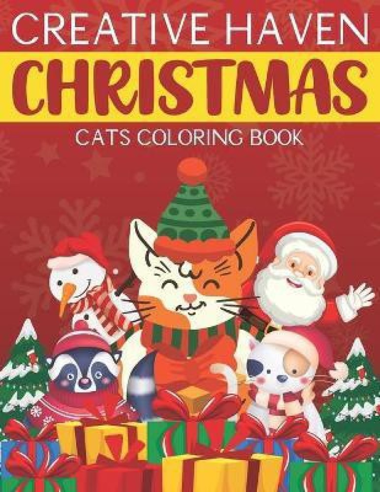 Creative Haven Christmas Cats Coloring Book [Book]