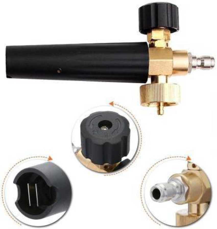 Mass Pro Car Washer Accessories Combo - High pressure washer Snow Foam  Bottle with Brass Quick Connector, Spray Gun and 8 meters flexible Hose  Pipe Pressure Washer Price in India - Buy