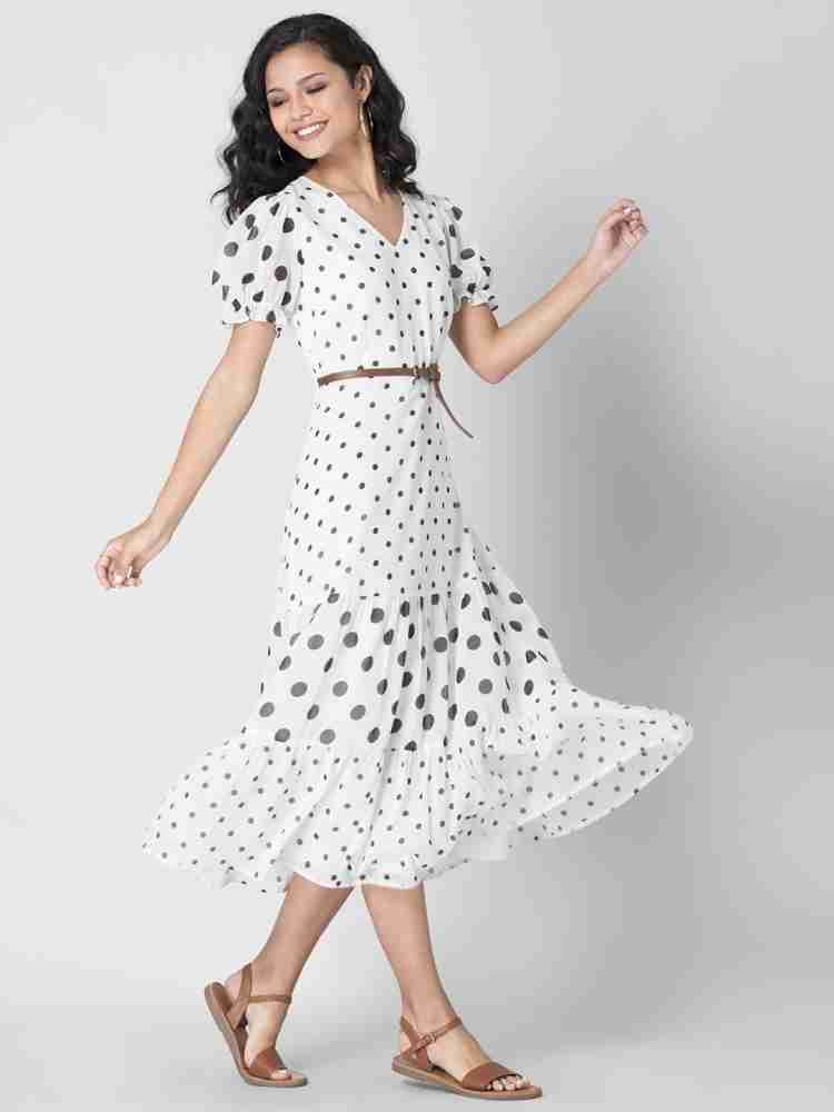 Faballey polka dot sales dress