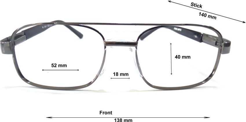N Specs Full Rim 0.50 Rectangle Square Reading Glasses Price