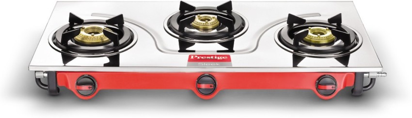 Sleek gas deals stove 3 burner