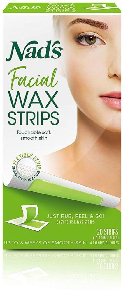 Facial Wax Strips with Argan Oil  Veet Natural Inspirations Face Wax Strips   Makeupstorecoil