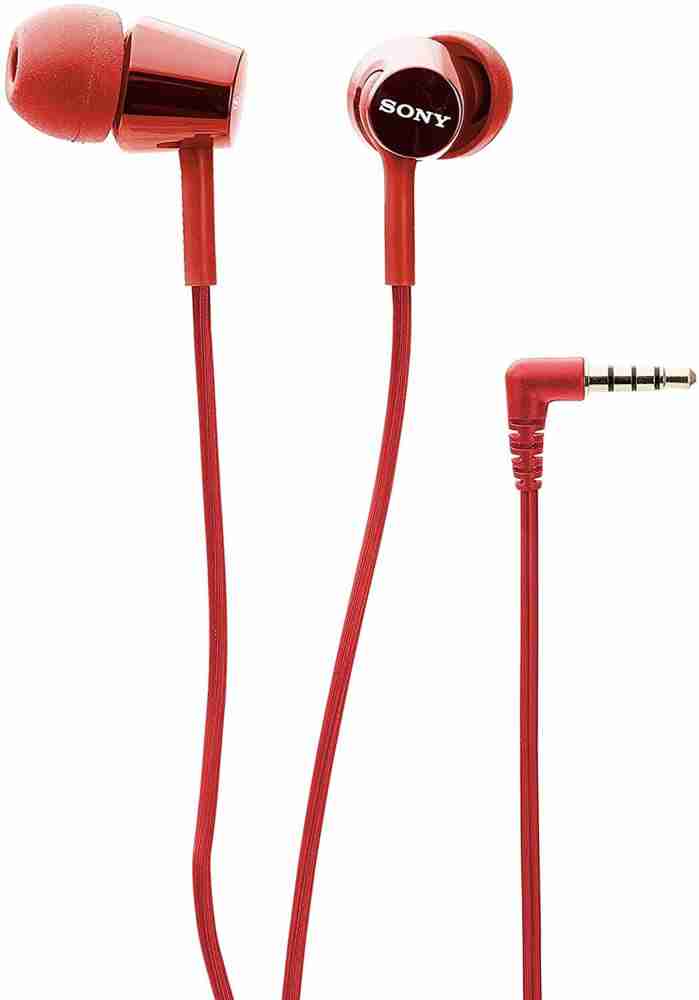 Sony headphones red colour hot sale