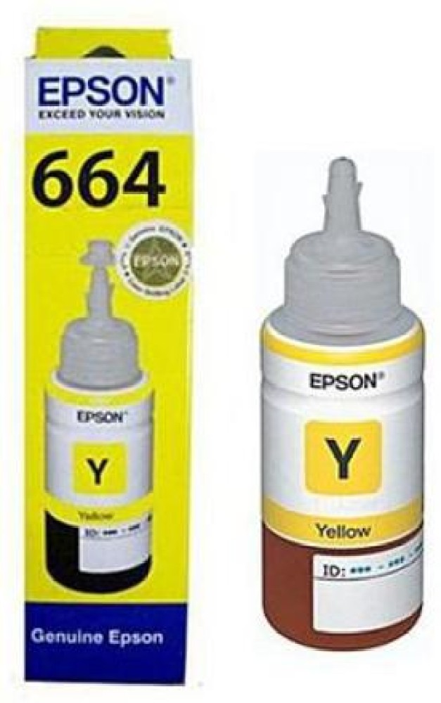 Compatible Epson 664 Yellow High Capacity Ink Bottle (T664440)