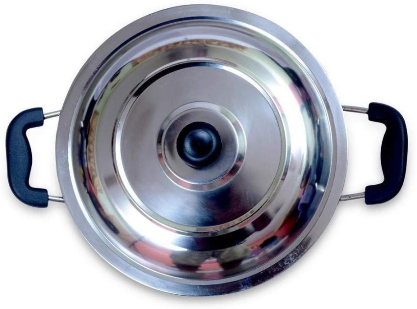 Nonstick Kadhai Indian Kadai Frying Pan Deep Fry Kadhai Deep Fry Pan with  Stainless Steel Lid Stir Fry Pan Nonstick All Purpose Pan Cookware Cooking