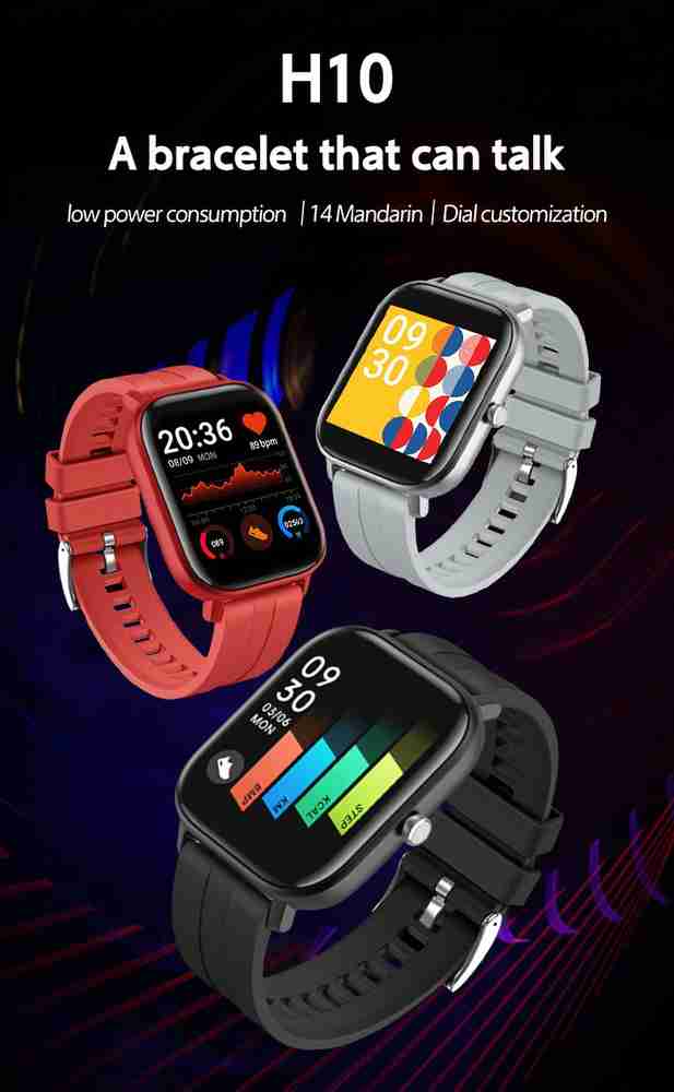 Life Like H10 With Heart Rate Blood Pressure Smartwatch Price in