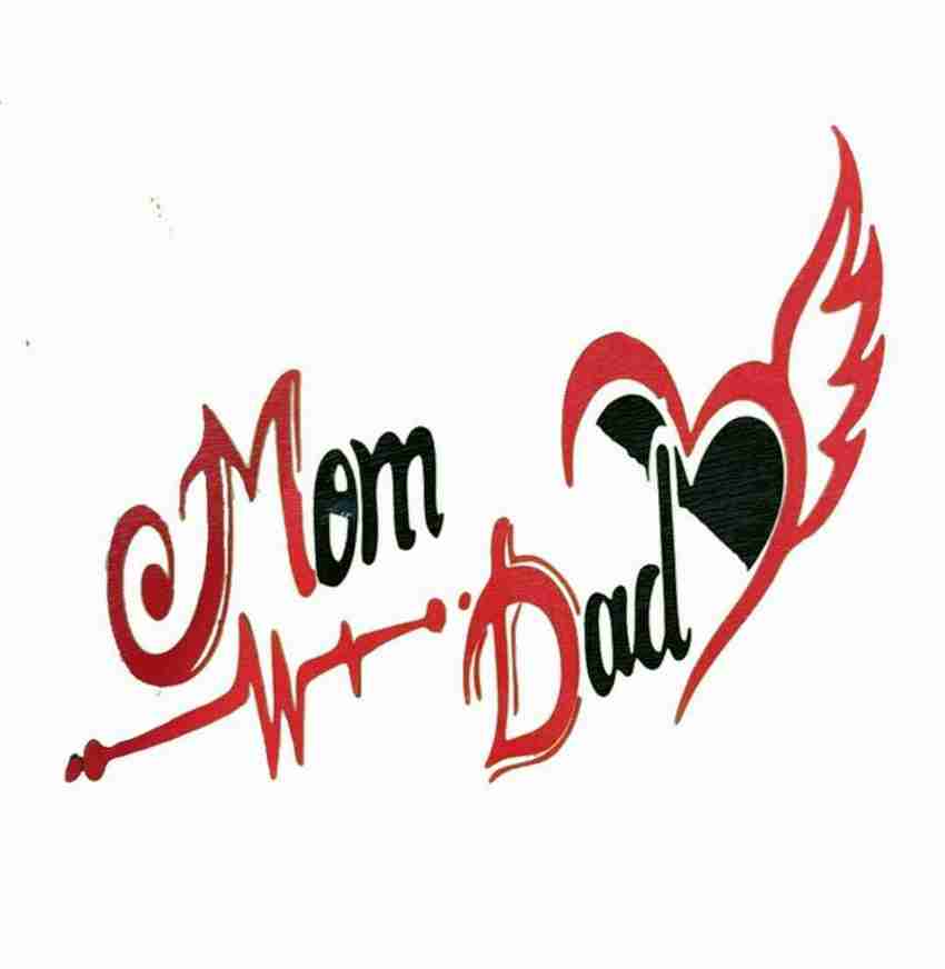 Mom sticker for shop bike