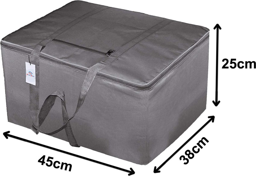 Heart Home Large Size Foldable Travel Duffle Bag, Underbed Storage