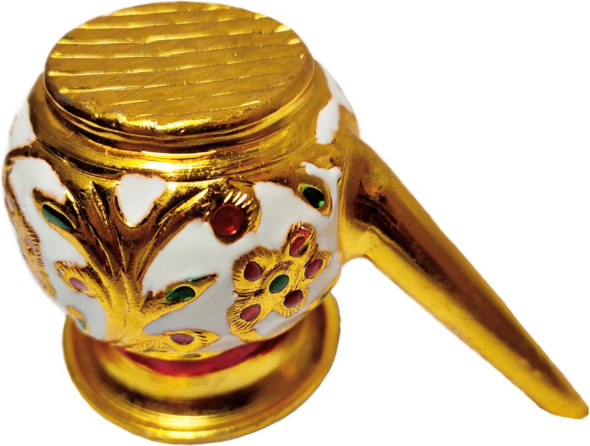 Brass Marichambu Gangajal Kalash for Puja – Ashtok