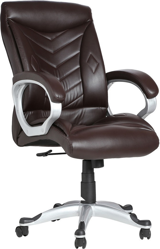 Vj interior leatherette office arm chair online