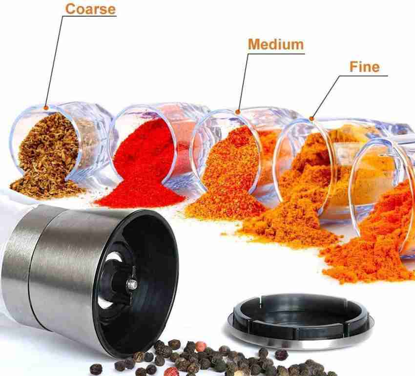 Pepper Grinder or Salt Shaker for Professional Chef - Best Spice Mill with  Brushed Stainless Steel, Special Mark, Ceramic Blades and Adjustable