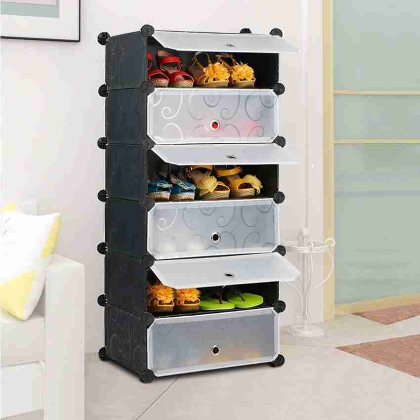 Plastic shoe storage cabinet best sale