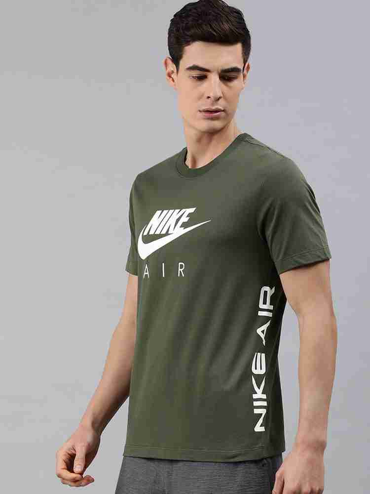 Nike dark green shirt discount