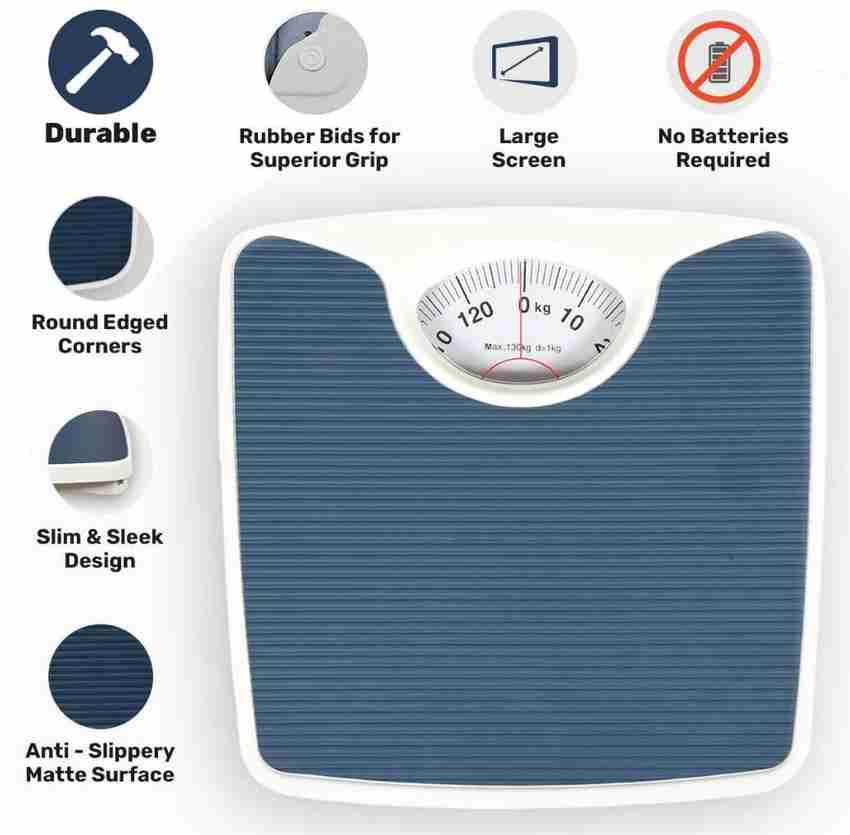 Glancing Analog Weighing Scale Weight Machine For Human Body upto 130 kgs capacity Human Weight Machine Mechanical Weighing Machine Weighing Scale