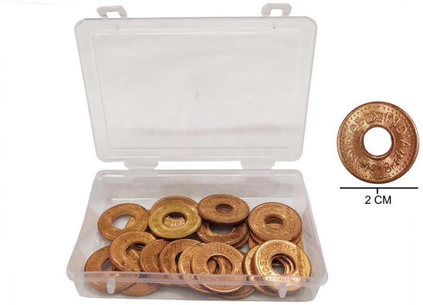 Ekaant Energized Laxmi Yantra Copper Coins Set of 21 brings luck