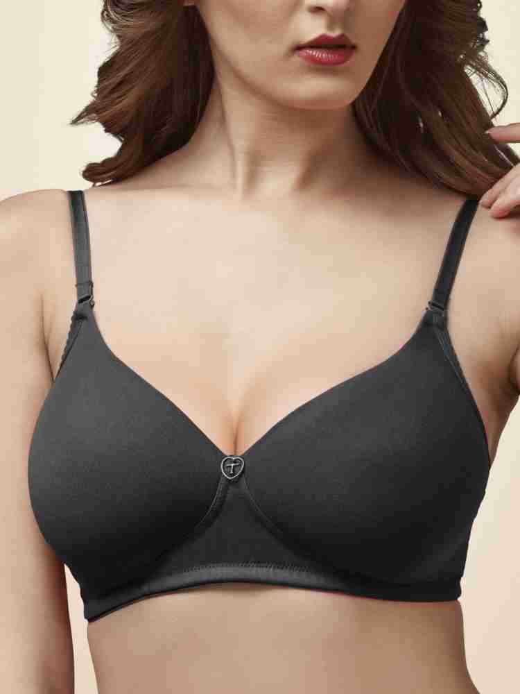 Buy Trylo Annie Women Detachable Strap Non Wired Padded Bra - White online
