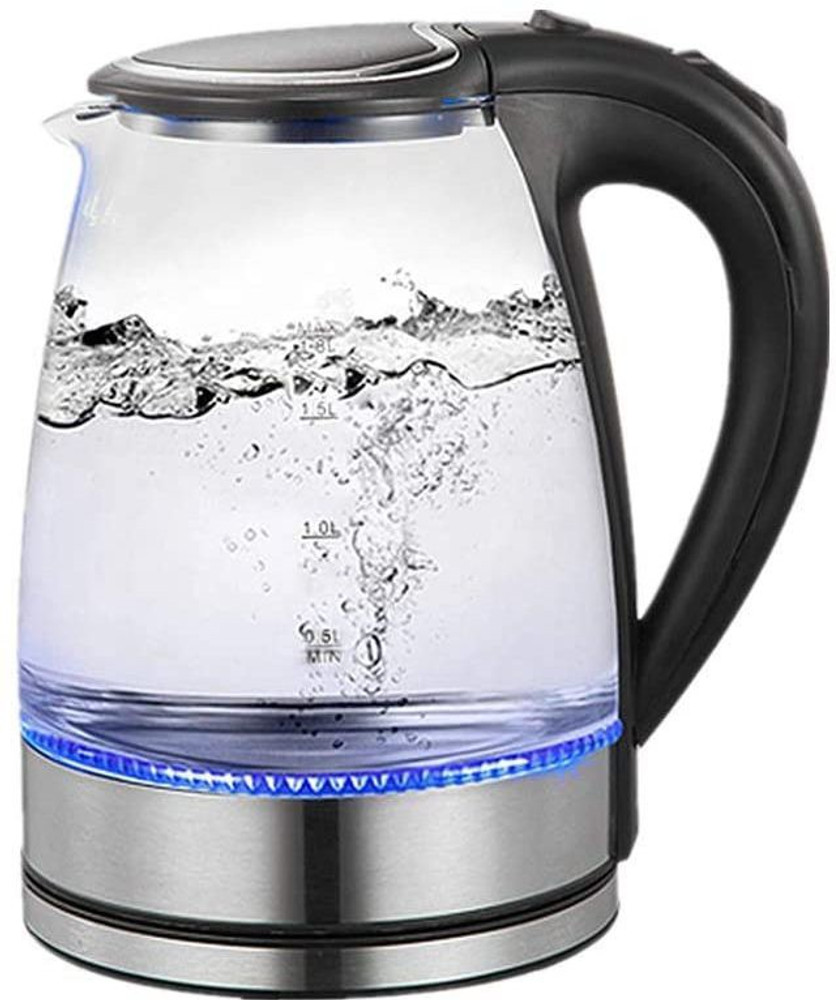 UV MAX Kitchen High Borosilicate Glass Kettle 1500 W Boiling water