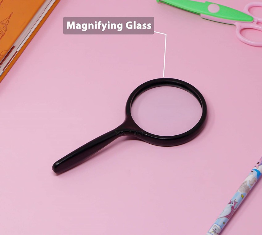 ERH India 3 Inches Diameter Magnifier Glass 100X Magnifying