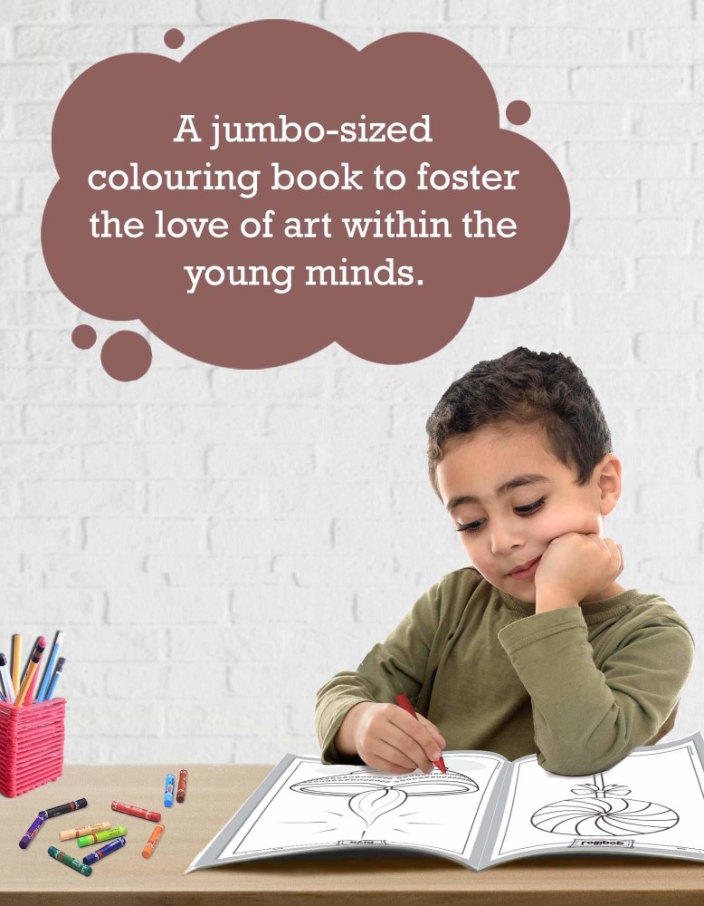 Blossom Jumbo Creative Colouring Books Combo For Kids