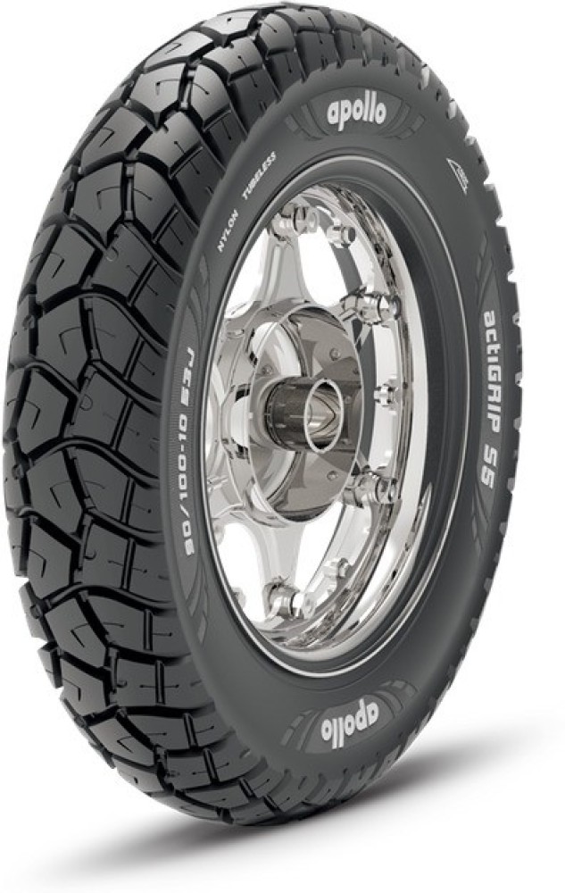 Apollo S5 ACTIGRIP 90/100-10 Rear Two Wheeler Tyre Price in India