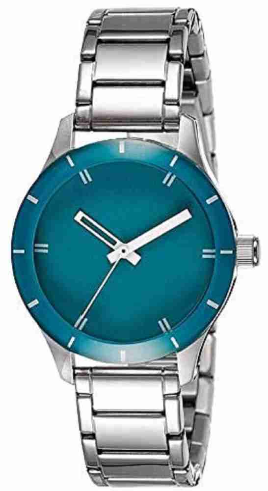 G FOX GREEN SILVR Analog Watch For Women Buy G FOX GREEN SILVR