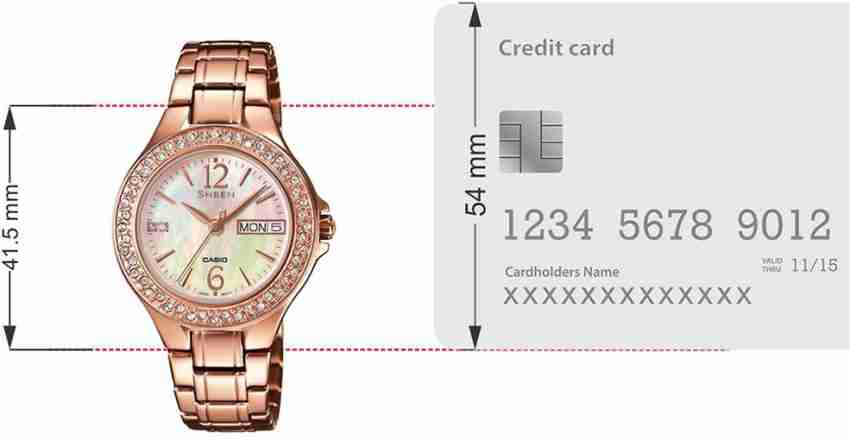 Casio sheen discount ladies watch sx099