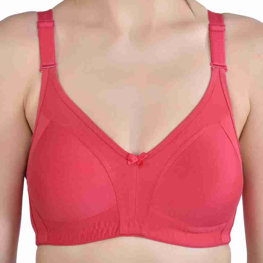 Buy KD Women's Seamless Non Wired Bra - Multicolor, Pack of 3