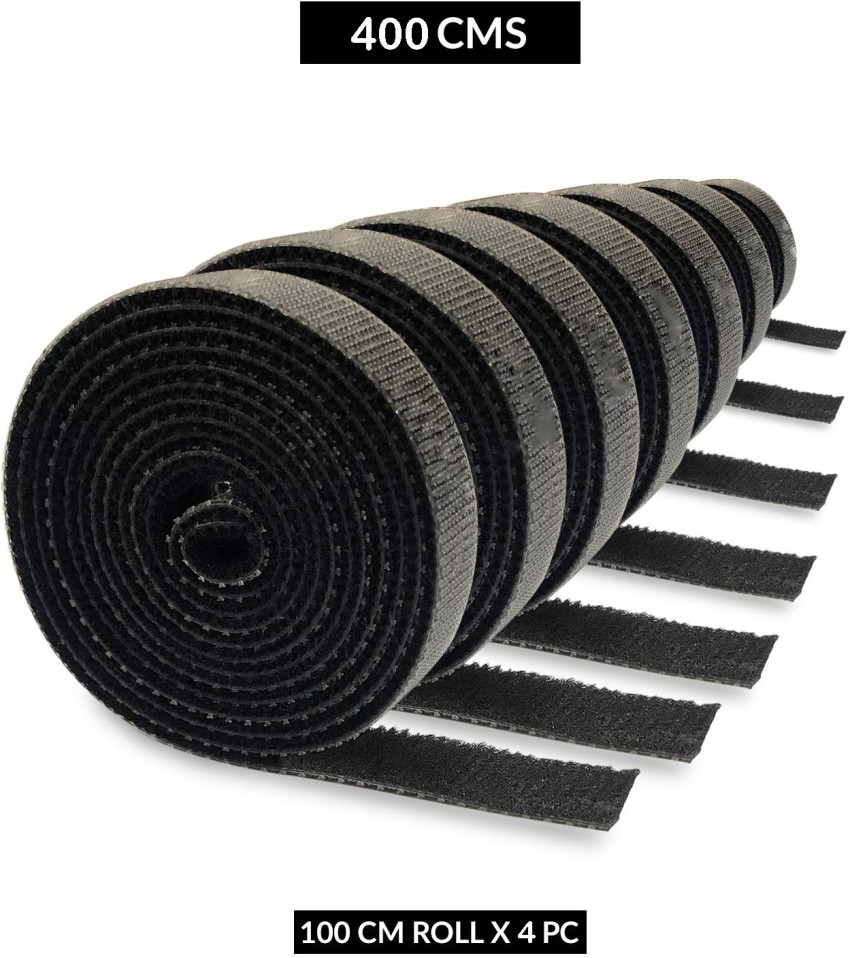 5M/Roll Reusable Fastening Tape Cable Ties Cable Straps Hook and Loop  Straps Wires Cords Management