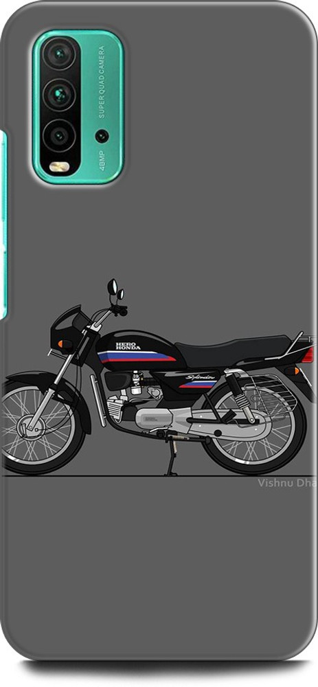 INDICRAFT Back Cover for REDMI 9 Power BIKE HERO SPLENDOR