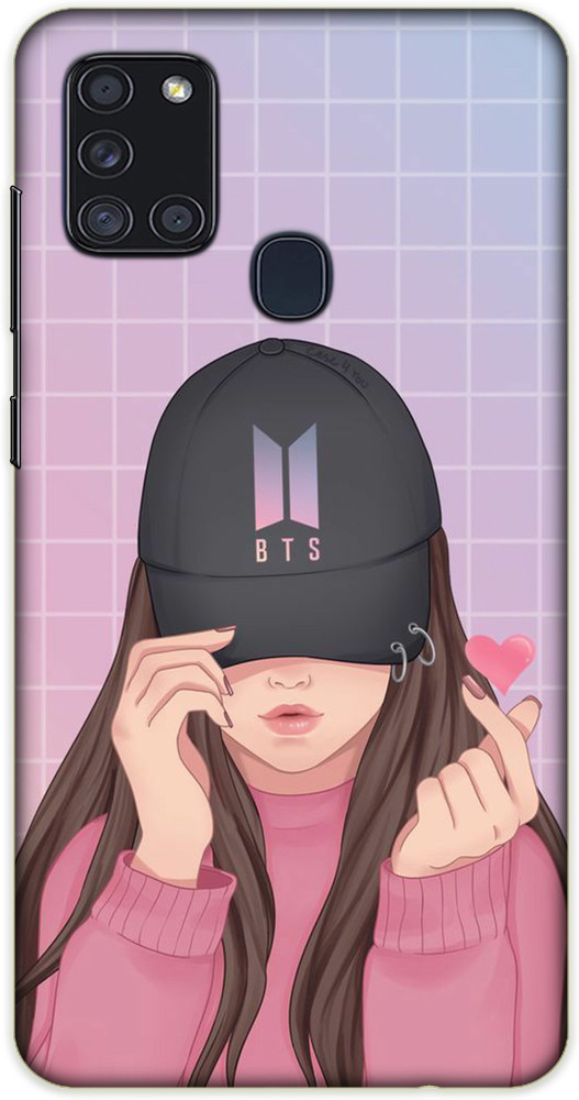 iprinto Back Cover for Samsung Galaxy A21s Girls Back Cover