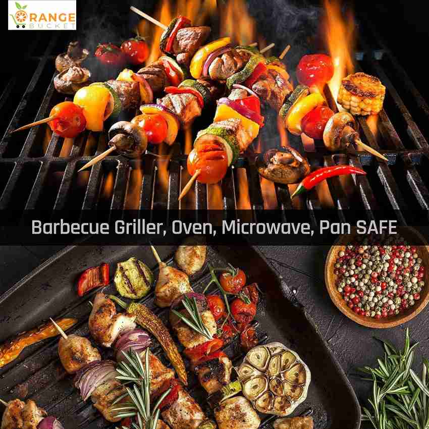 Wood Skewers 12 inch - 150 Pack Bamboo for BBQ, Shish Kabob