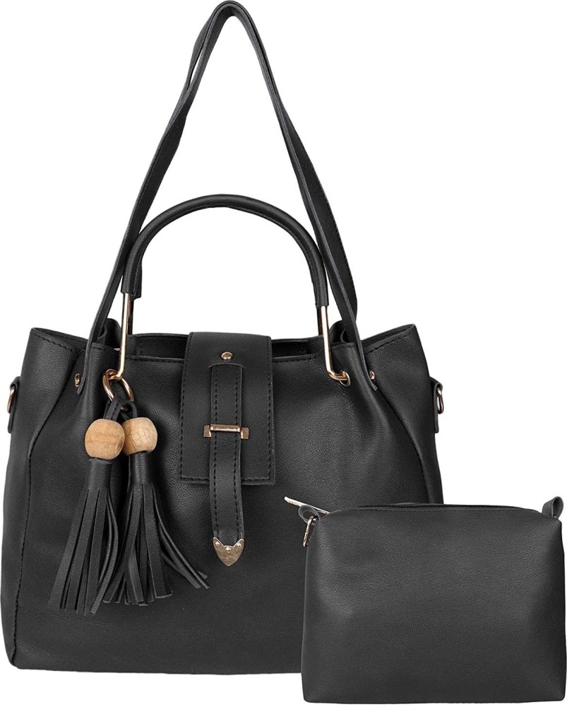 Black handbags flipkart online