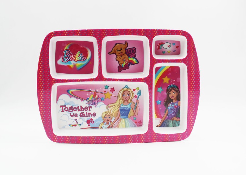 Barbie plate hot sale set