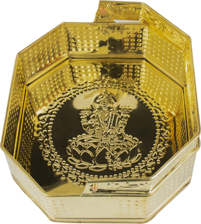 Spillbox Traditional Handcrafted Brass Puja Pooja Thali