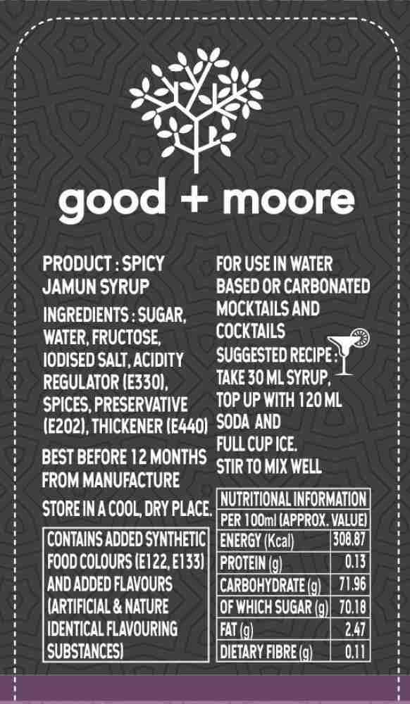 Buy Monin Spiced Jamun, 700 Ml Online at Best Prices in India