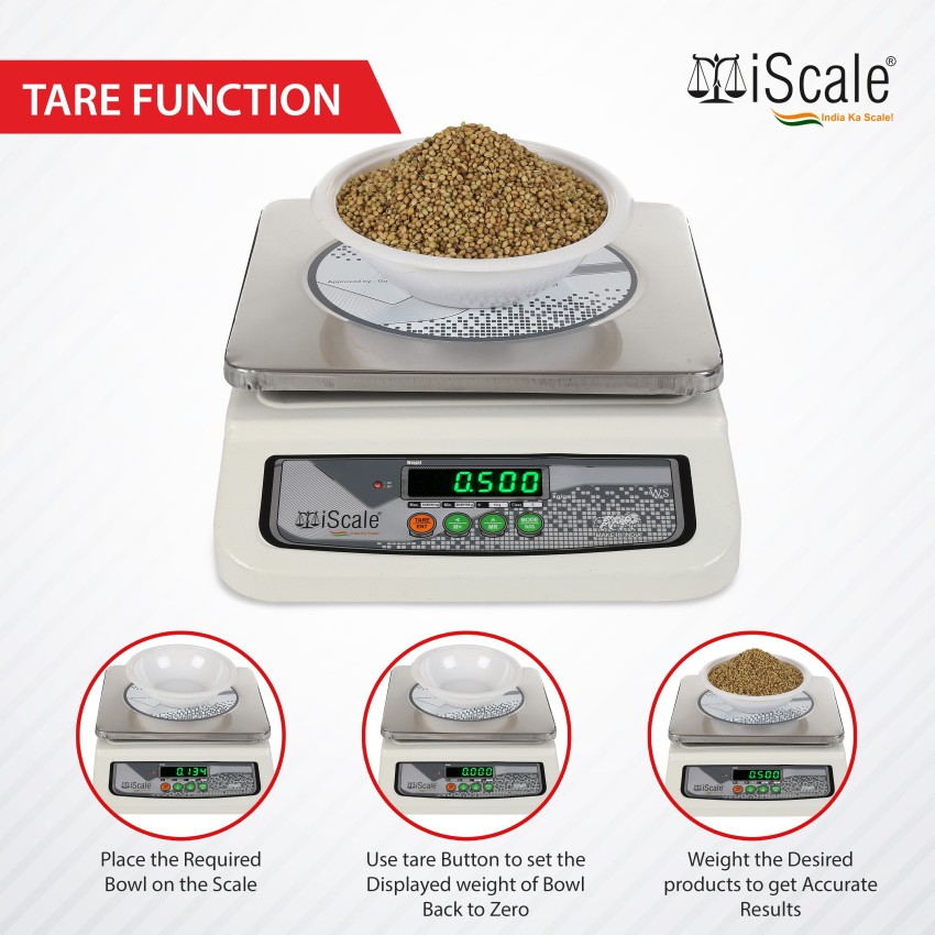 Weight Capacity 30kg x 1g Accuracy, Electronic Chargeable Weighing