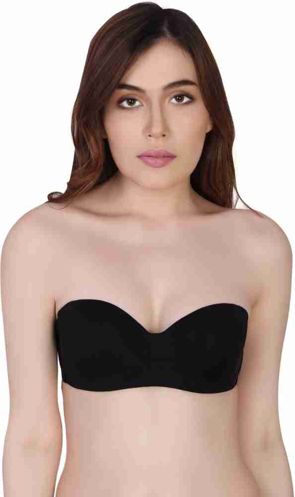 PLUMBURY Seamless Strapless Bra Women Push-up Lightly Padded Bra - Buy PLUMBURY  Seamless Strapless Bra Women Push-up Lightly Padded Bra Online at Best  Prices in India