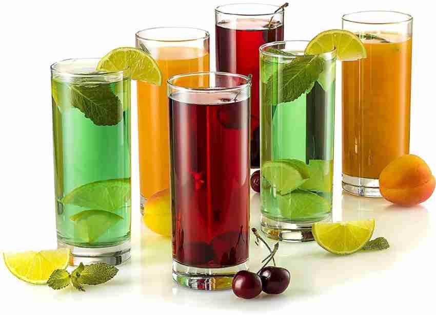 SYANKA Premium Juice and Water Glasses Set of 6