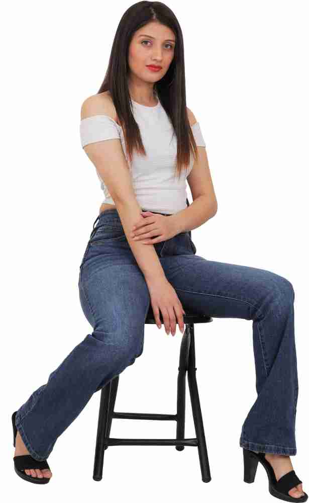 Sisney Boot-Leg Women Dark Blue Jeans - Buy Sisney Boot-Leg Women Dark Blue  Jeans Online at Best Prices in India