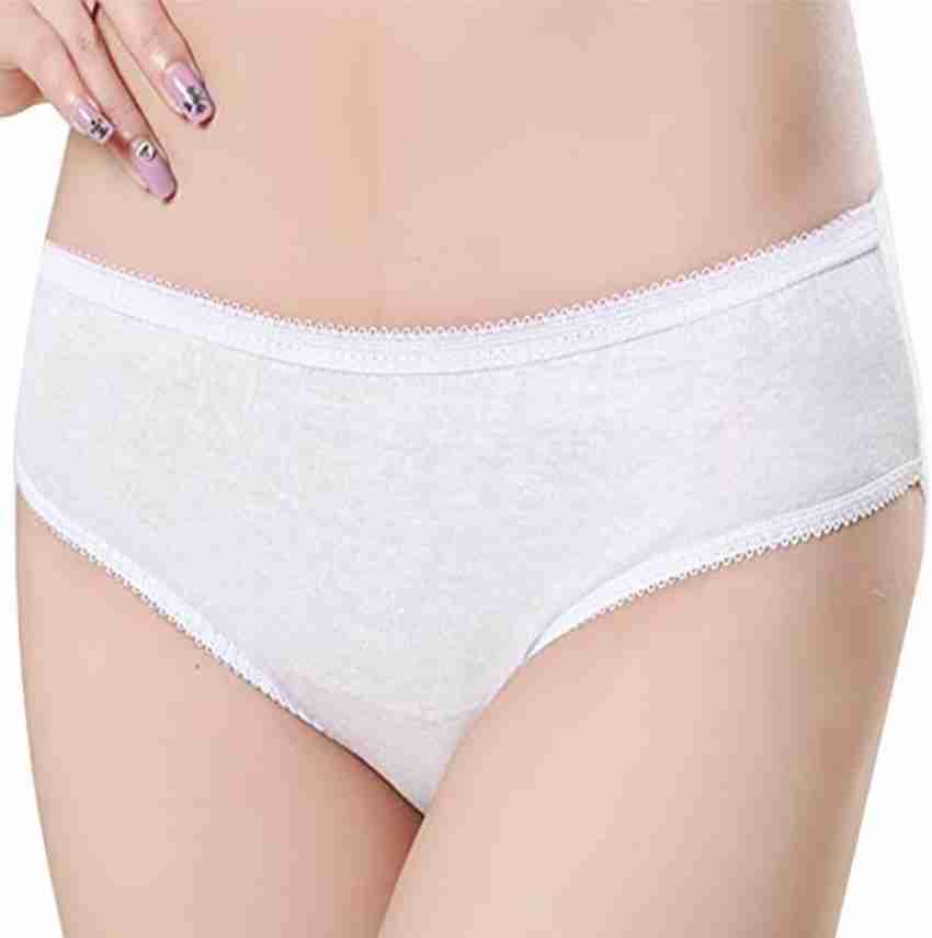Women Cotton Disposable Panties for  Travelling/Spa/Surgery/Periods/Postpartum