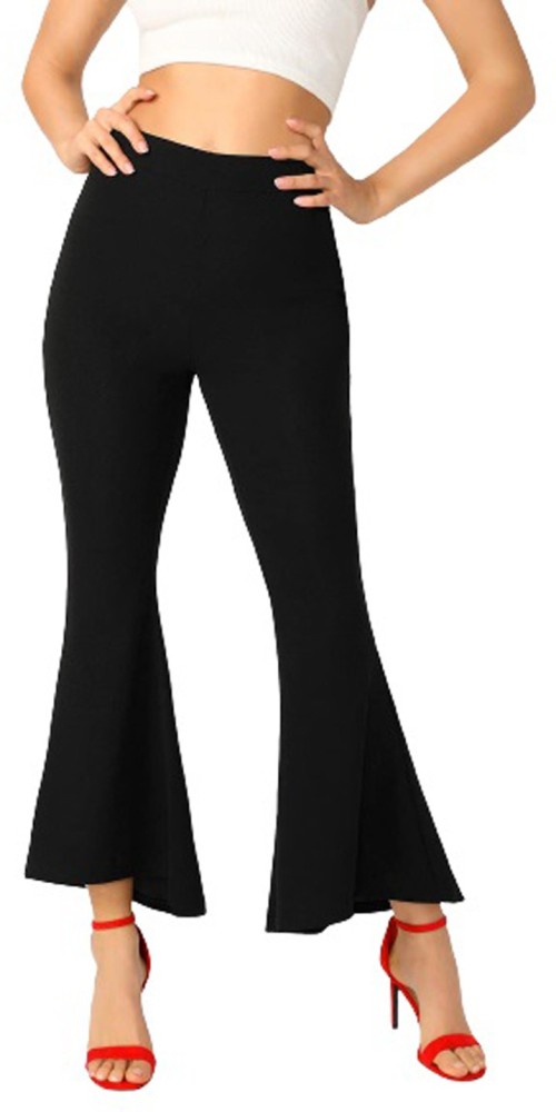 KILLAR LOOK Regular Fit Women Black Trousers - Buy KILLAR LOOK
