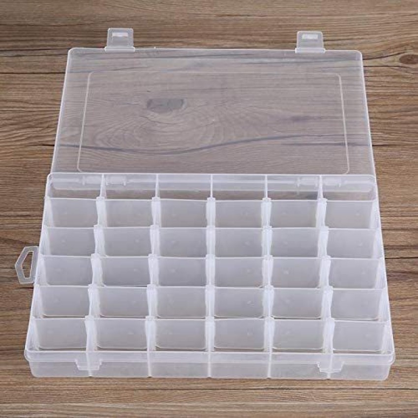 YAARA ENTERPRISE 36 Grids Clear Plastic Storage Box with