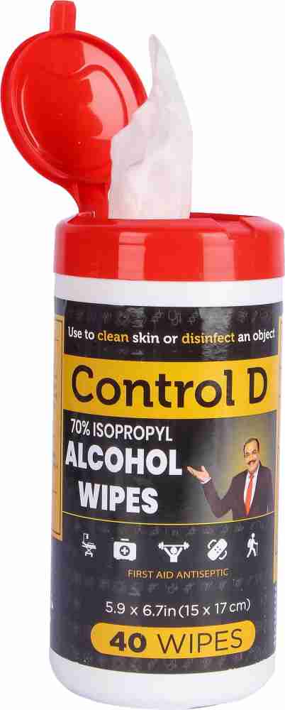 Control D 70 IPA Isopropyl Alcohol Wipes I 99 Protection I First