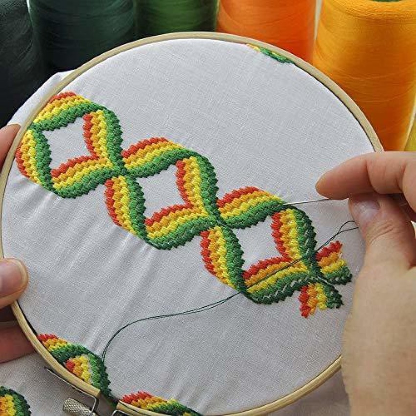 Better Crafts 6 Pieces Embroidery Hoop Wooden Circle Cross Stitch Hoop for  Embroidery and Art Craft Handy Sewing (4, 5, 7, 8, 9, 10)